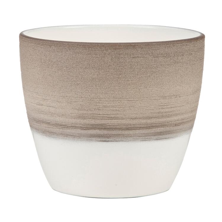 Cache-pot céramique Espresso Cream 5,5''