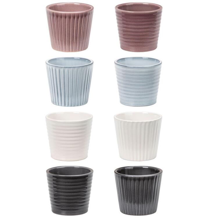 Cache-pot en céramique assortis 9cm