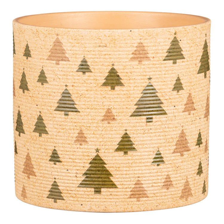 Cache-pot en céramique Nature Tree 4,5''